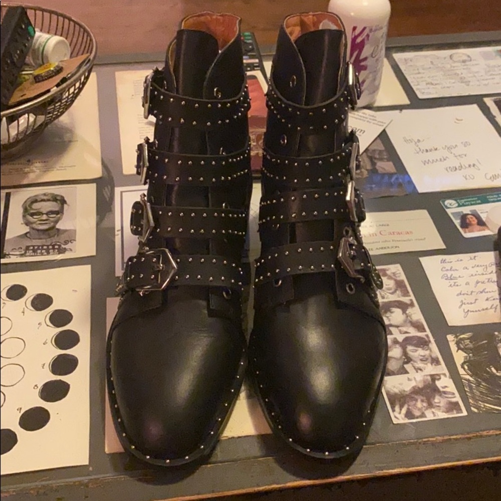 Black Studded Boots